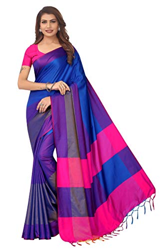 VAIVIDHYAM Saree Art Silk Saree with Blouse Piece.