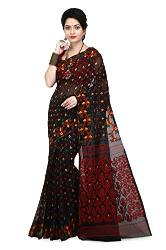WoodenTant Women's Cotton Silk Saree