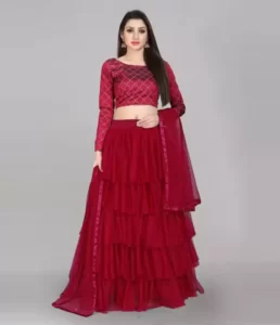 Semi stitched Lehenga Choli