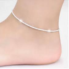 Plain Silver Anklet