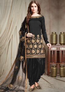 Cut Punjabi Salwar Work Suit