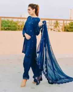 Paper Silk Punjabi Salwar Suit