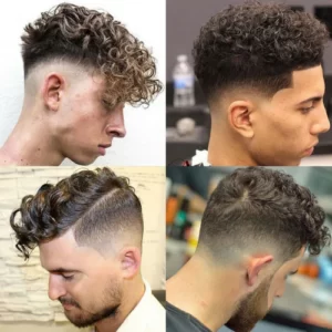Curly High Fade