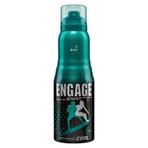 Engage Sport Cool Deodorant For Men, Citrus and Aqua, Skin Friendly