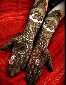 Mehendi with Intricate Designs