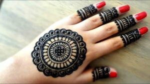 Mehndi Design for Gol Tikka