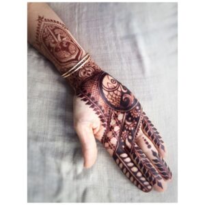 Mehndi Designs With Birds And Fish