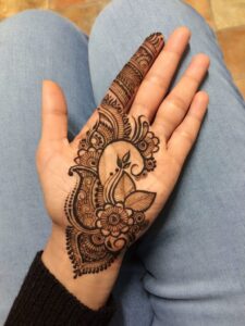 Paisley Mehndi style 