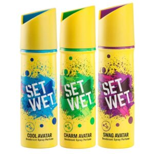 Set Wet Deodorant Spray Perfume