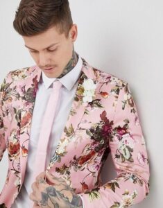 Floral Wedding Blazer