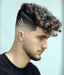 Curly Taper Fade