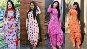 Printed Punjabi Salwar suit