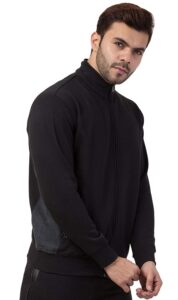 Corsair Men's Warm Winter Wear Fleece Sweatshirt Regular Fit Zipper