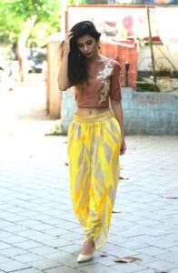 Dhoti Pants with a crop top