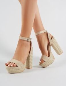 Espadrille heels