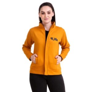 KIBA RETAIL Women Winter Wear Full Sleeve Zipper Sweatshirt