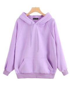 Koverify Plain Light Purple Hoodie 