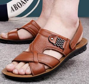 Leather sandals