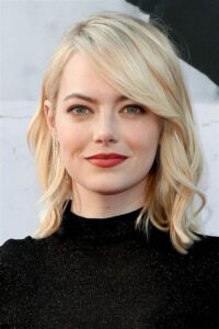 Lob Side-swept bangs hairstyle