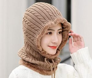 Winter Cap Combined Scarf