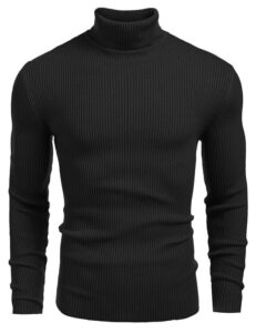 NORTHWIND Men's Cotton Turtleneck Sweater for Winter Wear