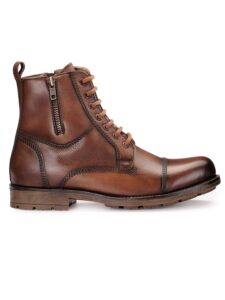 TEAKWOOD Genuine Leather High Ankle Classic Boots Shoes for Men