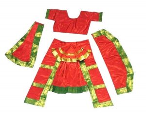 AsurOn Bharatnatyam Costume Dress for Kids & Adults