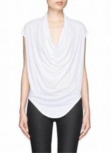 Cowl neck t-shirt