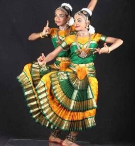 Fan Bharatanatyam Dance costume