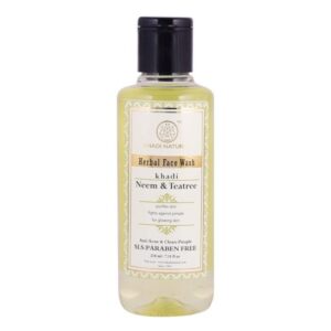 KHADI NATURAL Neem and Teatree Herbal Face Wash