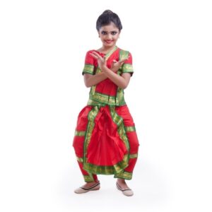 Red Bharatanatyam Dance Dress