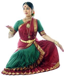 Traditional Bharatnatyam bartham dress