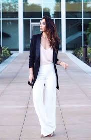 Jackets to wear wide-leg pants