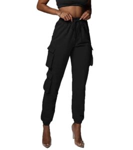 BHMAWSRT Women's Casual Cargo Pants