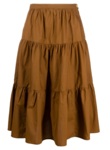 Baum Und Pferdgarten organic tiered cotton skirt