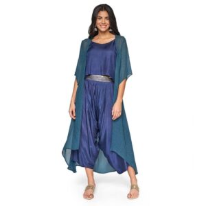 Dhoti pants and jacket suit