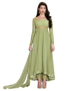 Georgette Long asymmetrical suit