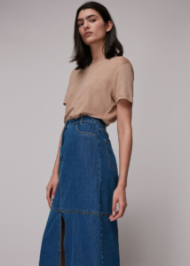 Harlow Denim Midi Skirt