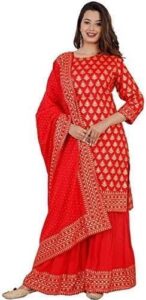 Sharara Dupatta Full Set for Women