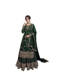 embroidered sharara suit