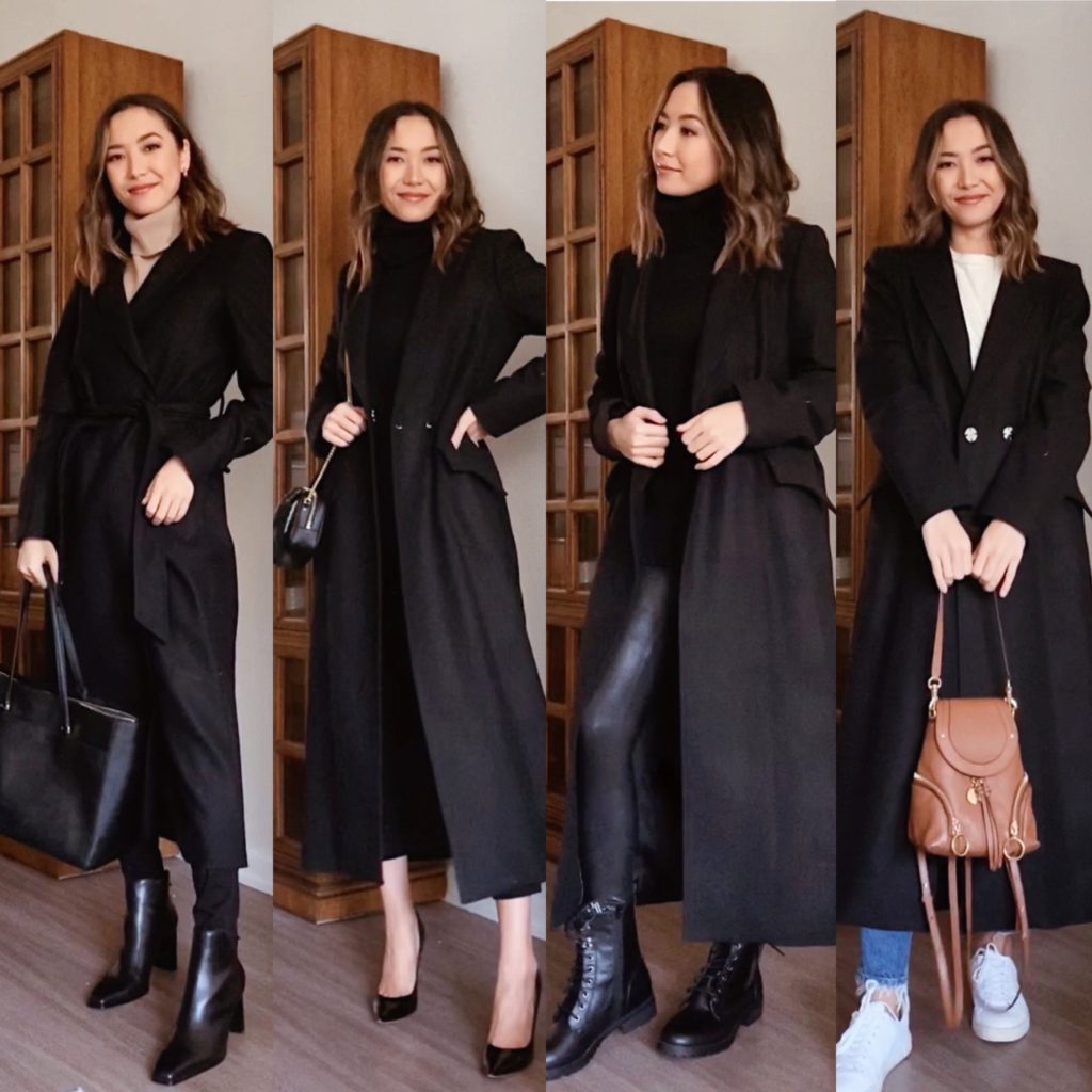 Style Tips on What to Wear With Your Black Coat