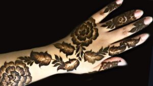 Design with Shaded Mehndi