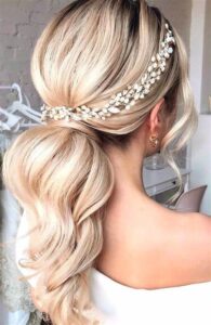Hairstyle with Pearls