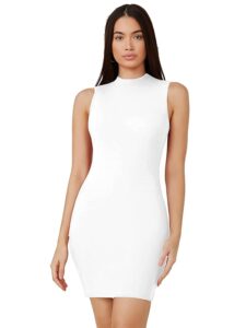 Neck Bodycon Dress