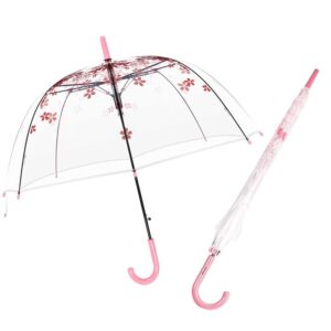 About Space PVC Transparent Umbrella for Woman