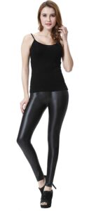 Faux Leather High Waisted Leggings