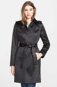 Flinching Belted Trench Coat 