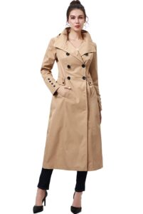 Hooded Maxi Trench Coat