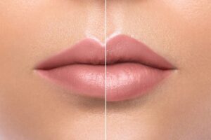 Lipstick illusion
