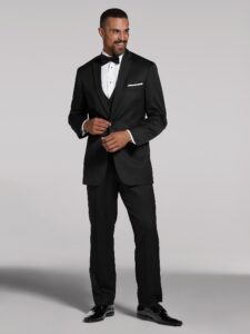 The Black Men's Wearhouse By Vera Wang Notch Slim Fit Tuxedo